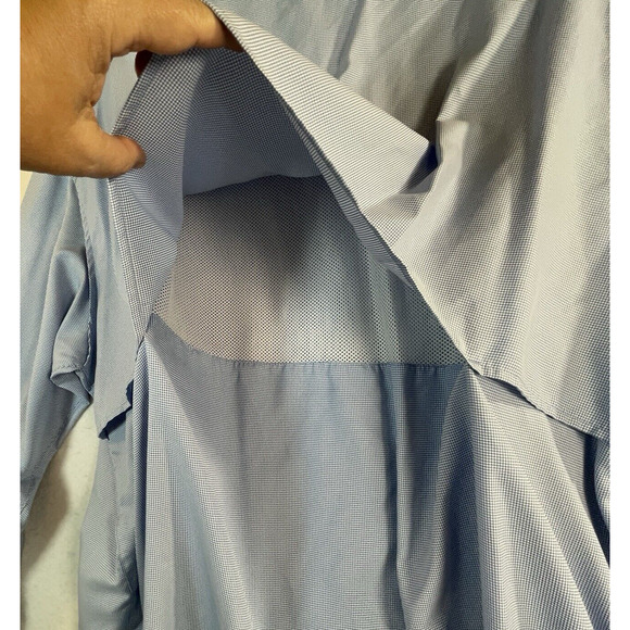 Magellan Mens 4XL Blue Fish Gear Shirt Relaxed Button Up Long Sleeve Outdoors - Picture 5 of 10